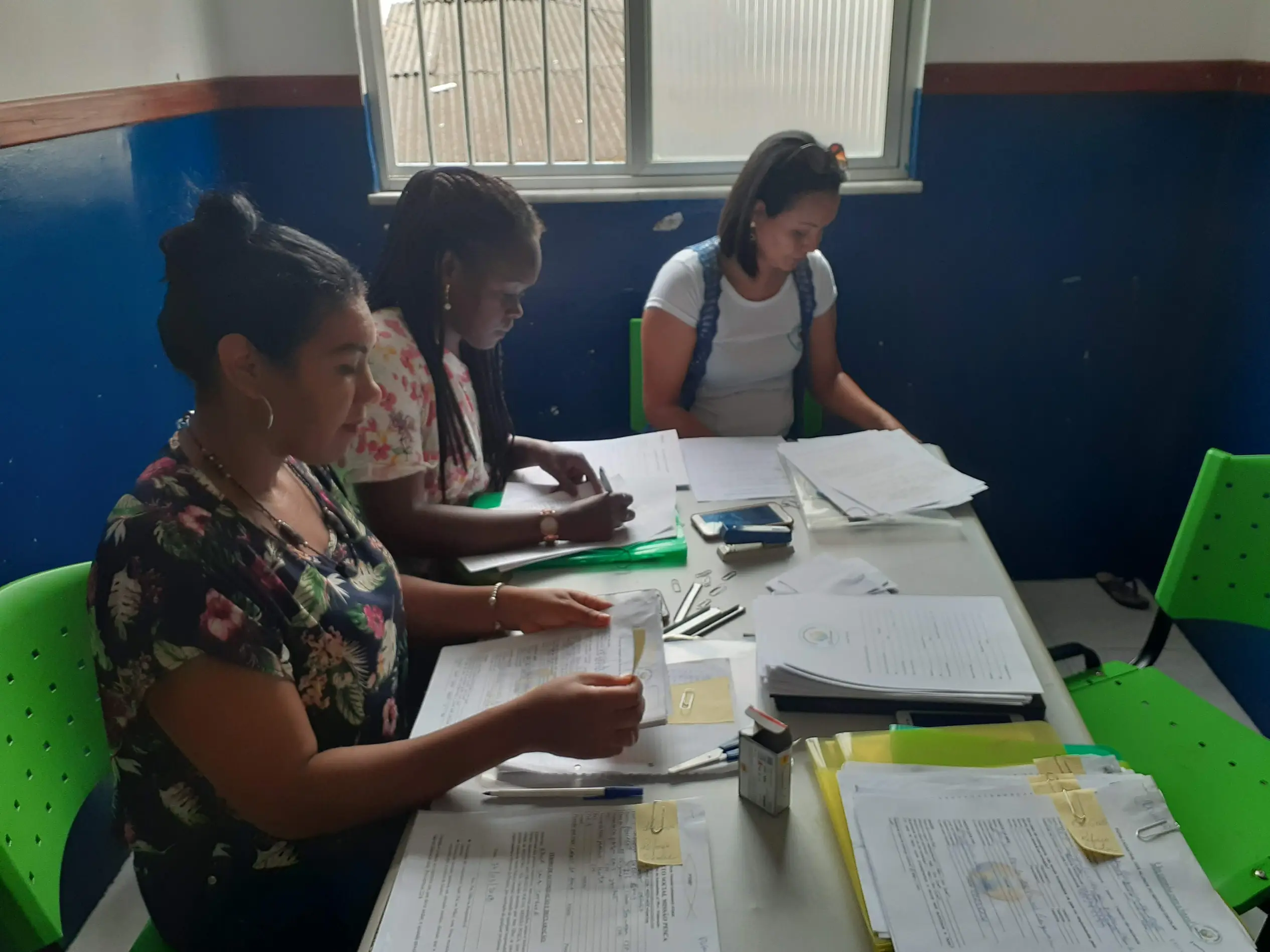 Reunião com as mulheres
