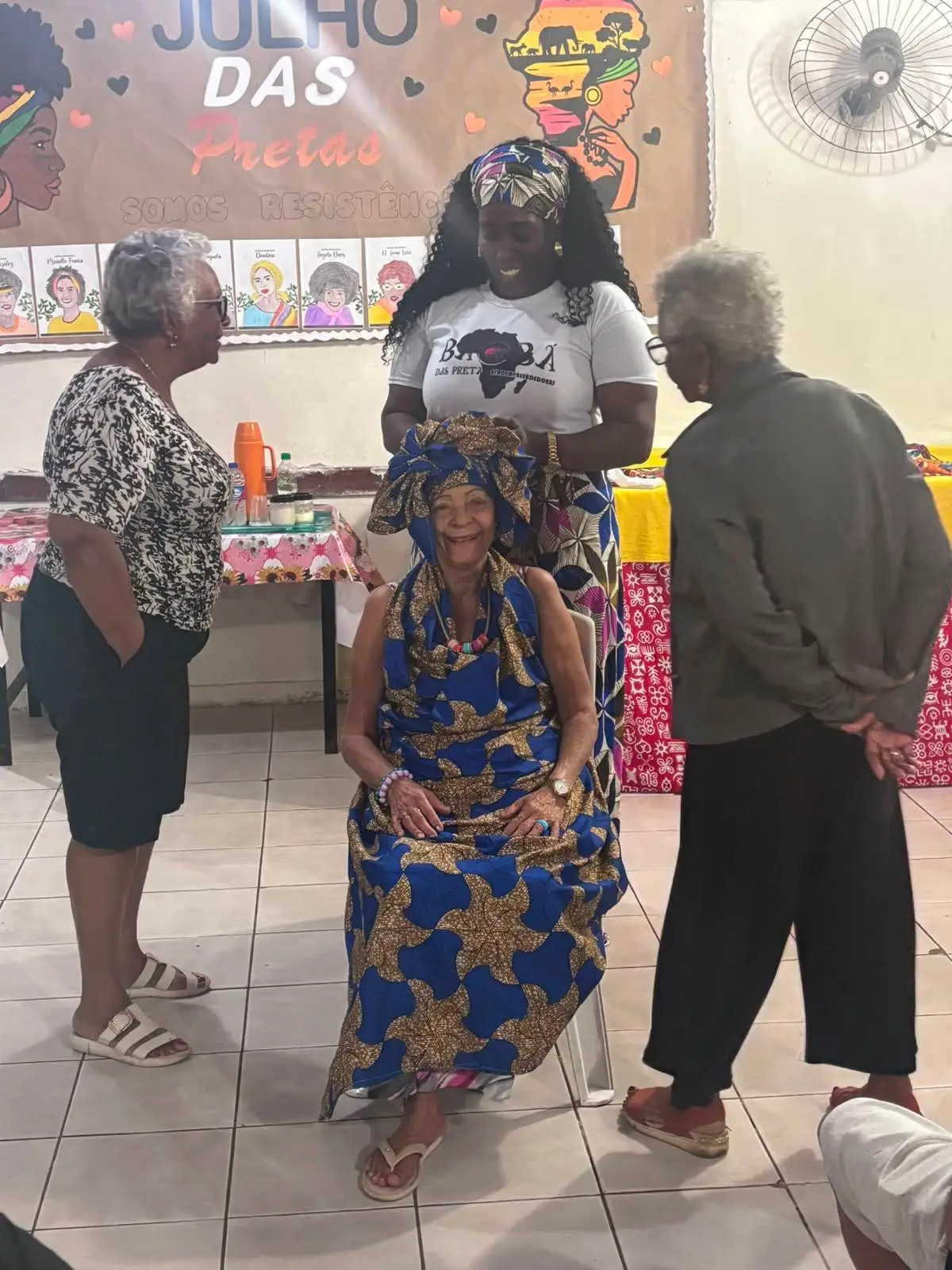 Reunião com as mulheres