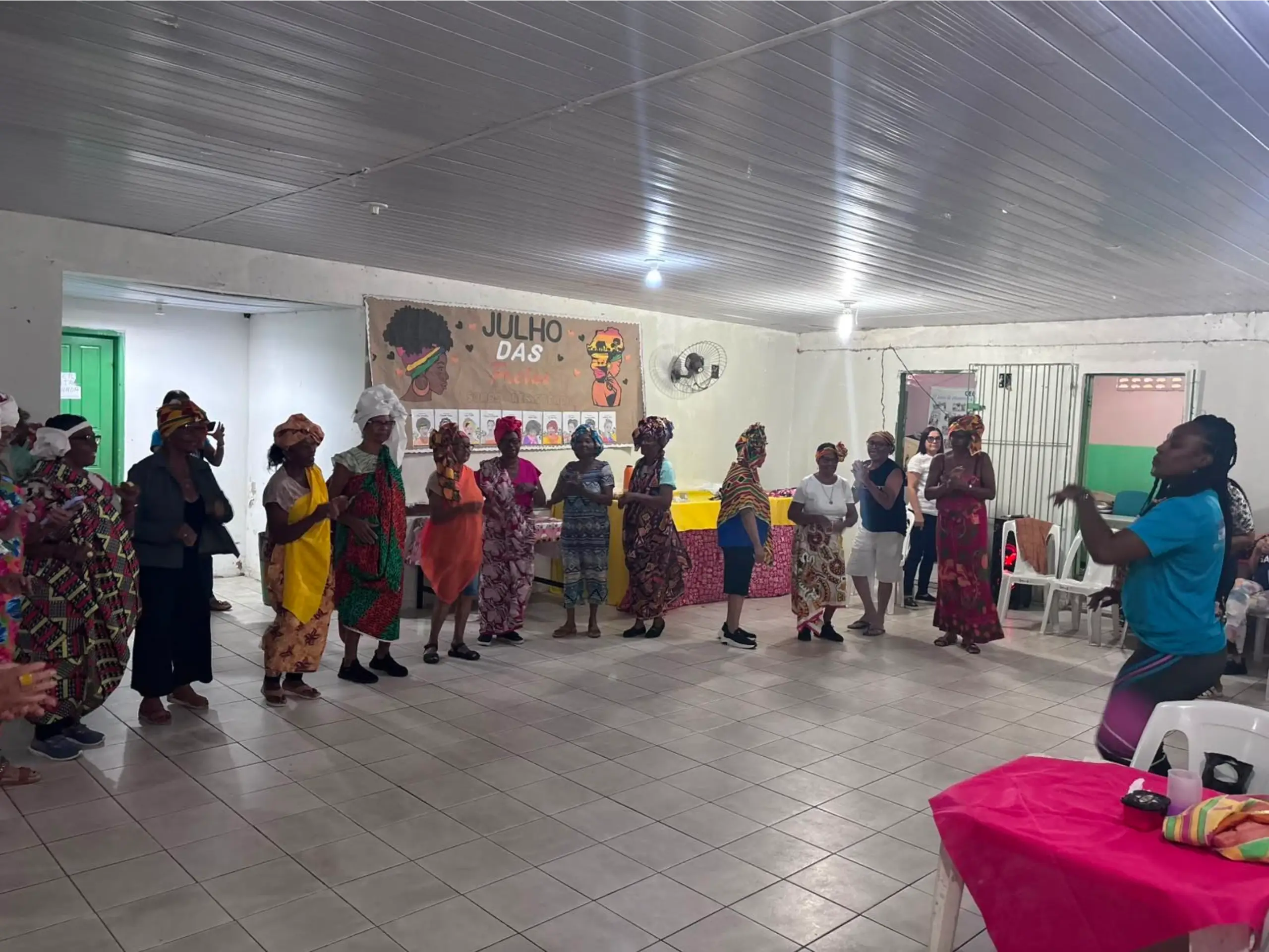 Reunião com as mulheres